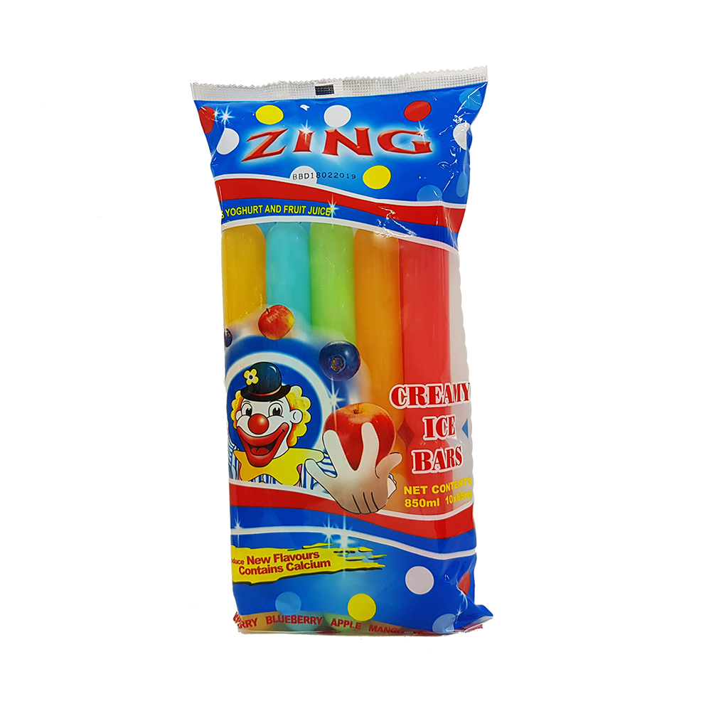 85ml Zing Creamy Ice Bars 12x10 Kellys Distributors Pty Ltd 