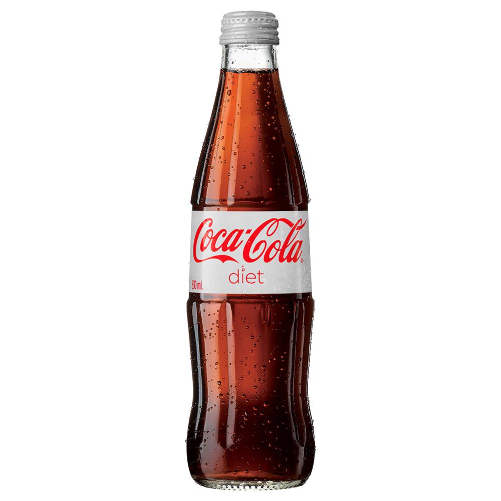 Coca-Cola Diet Coke Glass Bottle 24 x 330ml