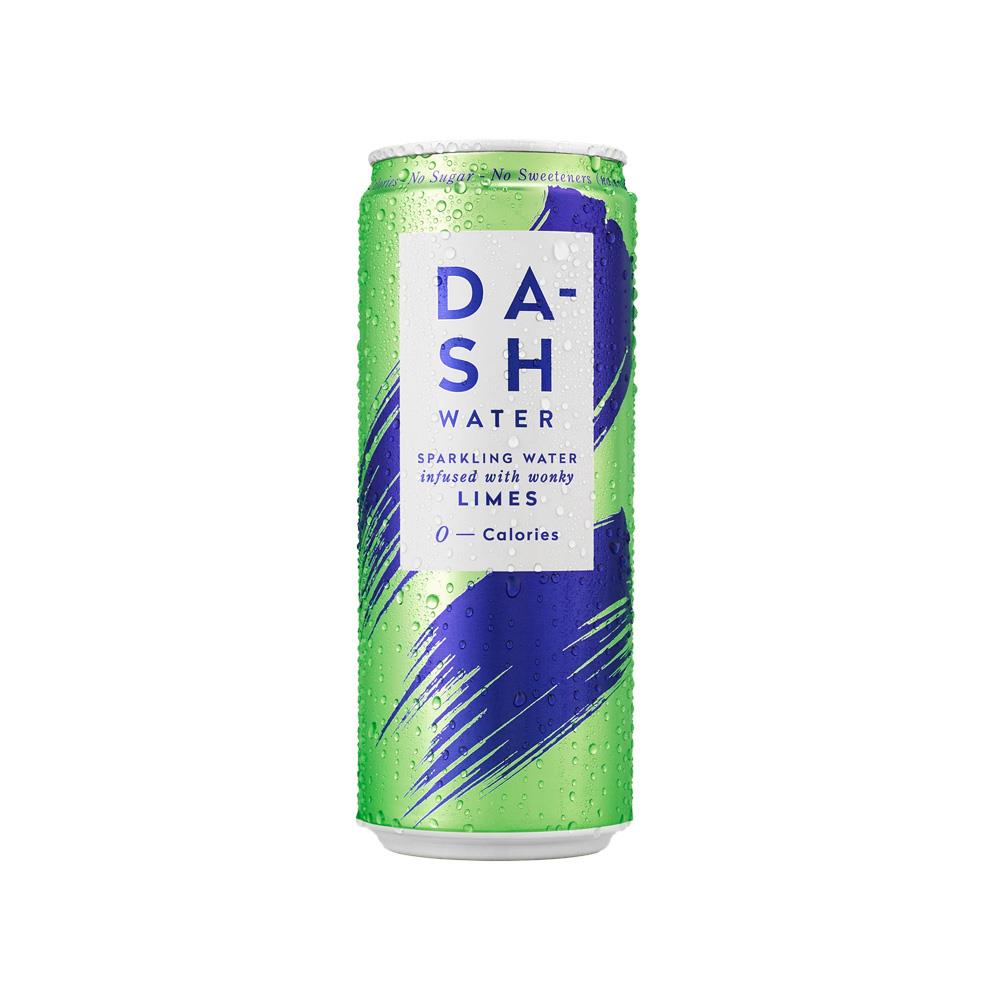 300ML DASH WATER LIME SPARKLING WATER (24) - Kelly's Distributors