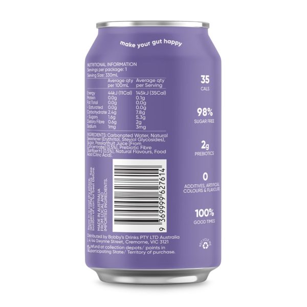 330ML Bobby Passionfruit (12) - Image 10