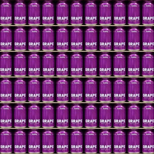 330ML BOBBY/PREBIOTIC - GRAPE CAN (12) - Image 4