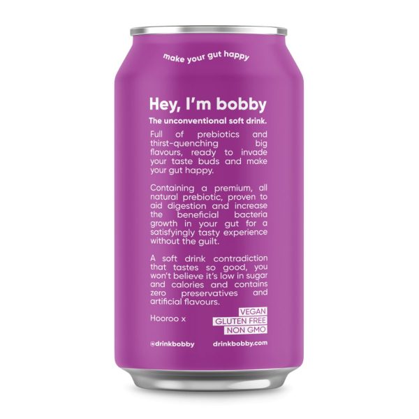 330ML BOBBY/PREBIOTIC - GRAPE CAN (12) - Image 9