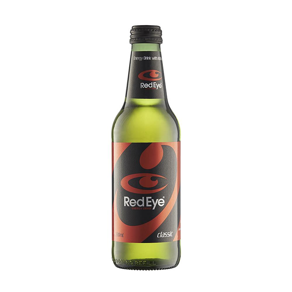 330mL Red Eye Energy Drink Classic (12) Kelly