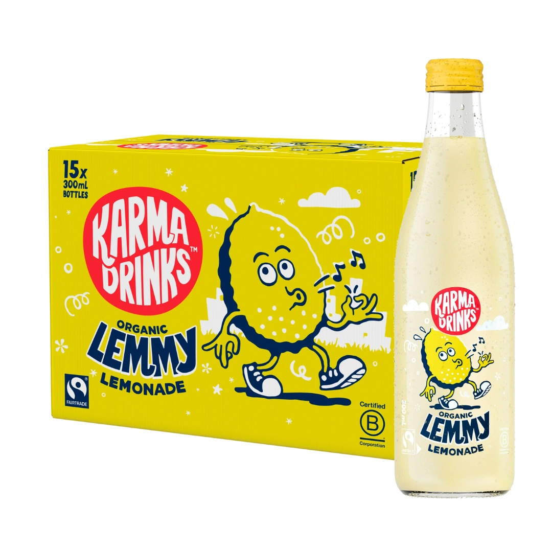 Karma Drinks Organic Lemmy Lemonade 300ml – 15 Pack - Image 2