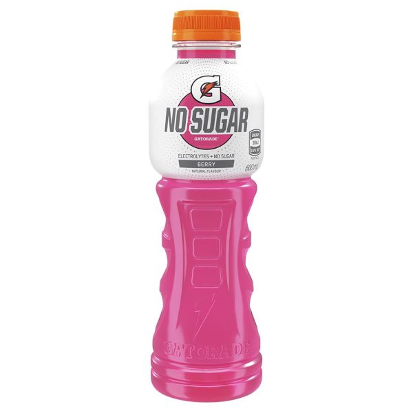 600mL Gatorade No Sugar Berry Sports Drink (12)
