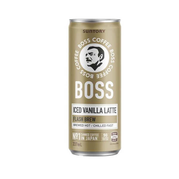 237ML BOSS ICED VANILLA LATTE CAN (12)