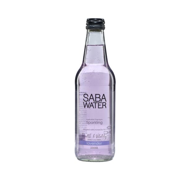 330ML SABA SPARKLING WATER LAVENDER (12)
