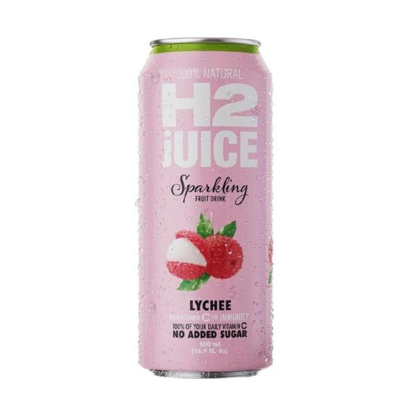 500ML H2 SPARKLING JUICE - LYCHEE (12)