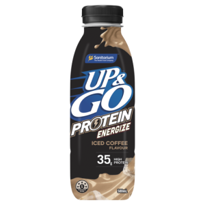 500ML UP&GO PET 35G PROTEIN ICED COFFEE(12)