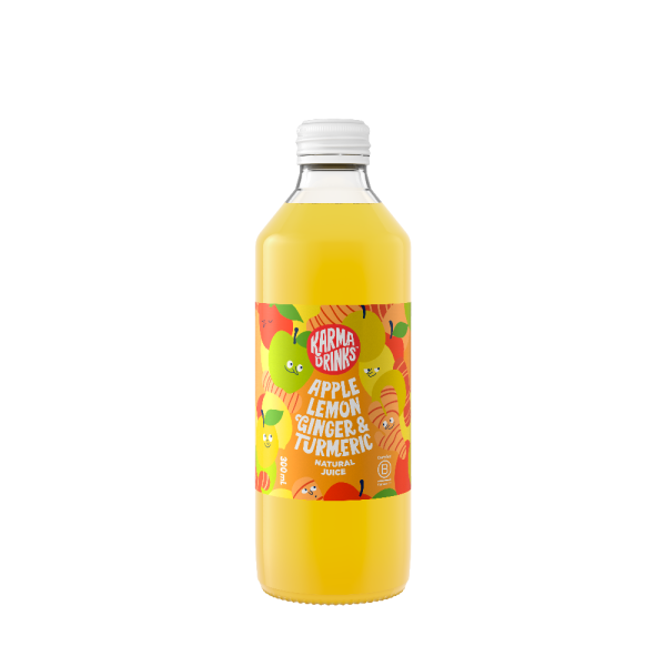 300ML KARMA  APP, LEM, GINGER & TUMERIC (12)
