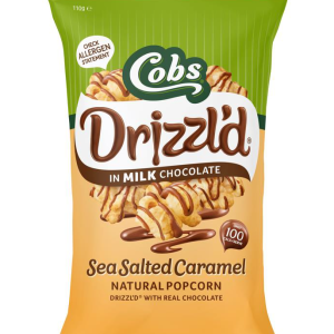 110G COBS DRIZZLD MILK SALTED/CARAMEL  (15)