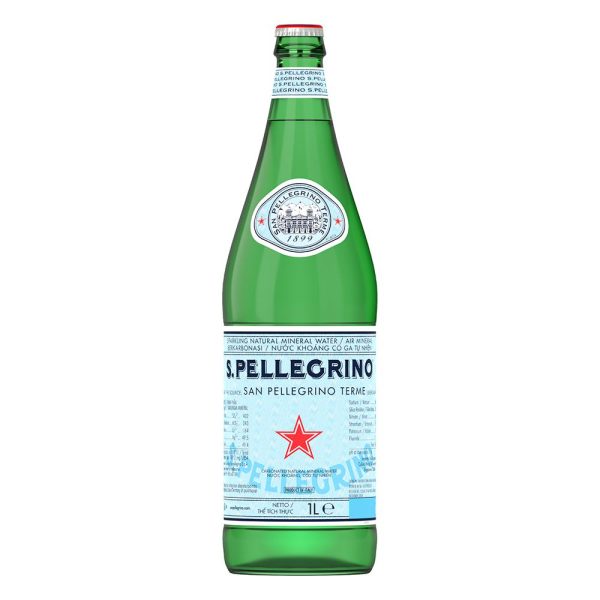 1L S.Pellegrino Sparkling Mineral Water Glass (12)