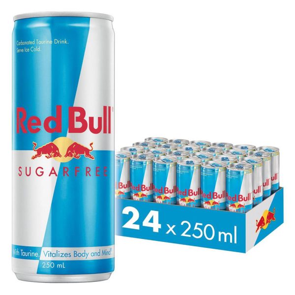 250mL Red Bull Energy Drink Sugarfree (24)