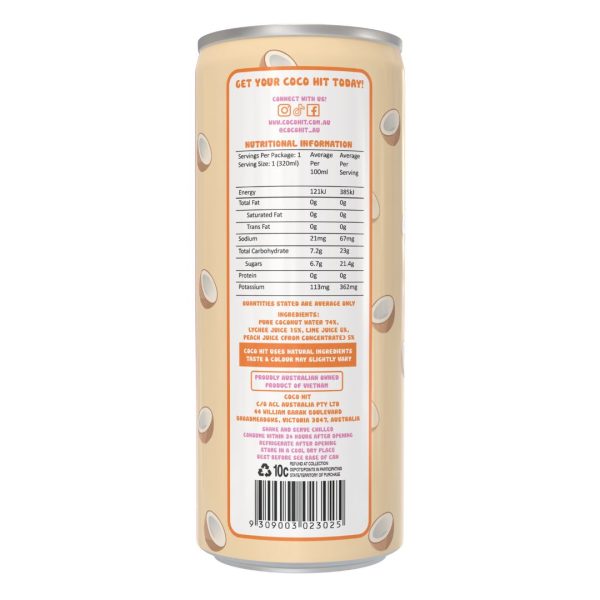 320ML COCO HIT LYCHEE MARG (12) - Image 7