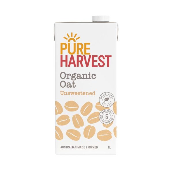 1L PureHarvest Organic Unsweetened Oat Milk (12)