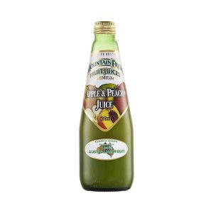 400mL Mountain Fresh Apple & Peach Juice (12)