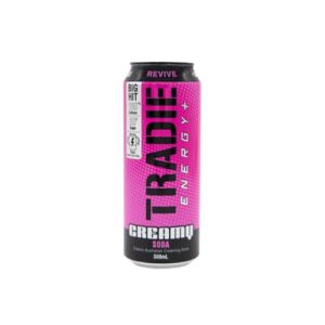 500ML TRADIE ENERGY CREAM/SODA (12)