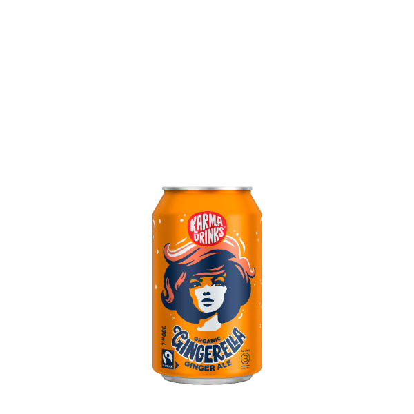 330ML KARMA ORGANIC GINGERELLA CANS (12)