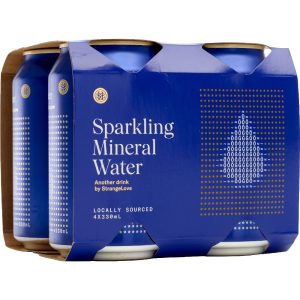 330ML STRNGLVE SPKLNG MINRL WTR CAN (6X4)