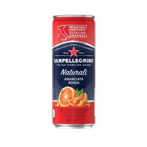 330mL San Pellegrino Aranciata Rossa Cans (24)