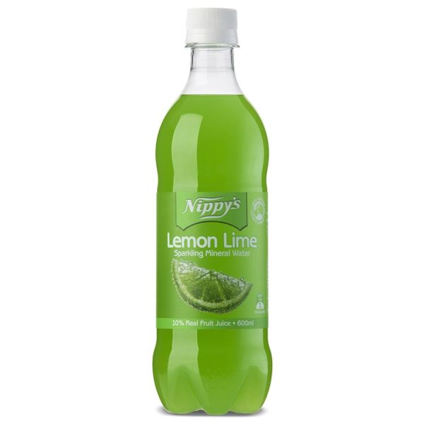 600mL Nippy's Lemon Lime Sparkling Mineral Water (12)