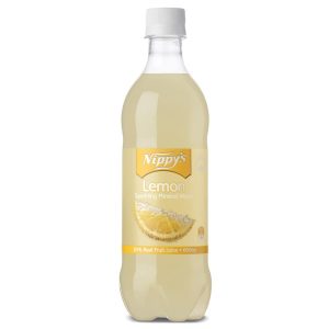 600mL Nippy's Lemon Sparkling Mineral Water (12)