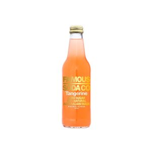 330ML FAMOUS SODA - TANGERINE GLASS (2X6)(12)