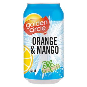 375mL Golden Circle Orange & Mango Soft Drink (24)