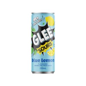 250ML GLEE SOURS - BLUE LEMON CANS (24)