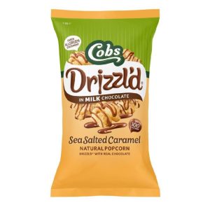 110G COBS DRIZZLD MILK SALTED/CARAMEL  (15)