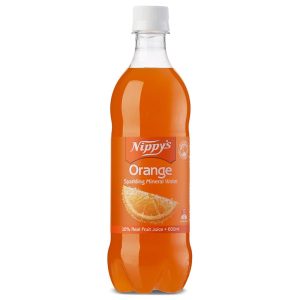600mL Nippy's Orange Sparkling Mineral Water (12)