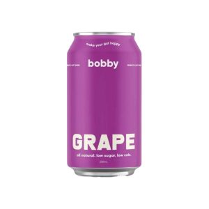 330ML BOBBY/PREBIOTIC - GRAPE CAN (12)