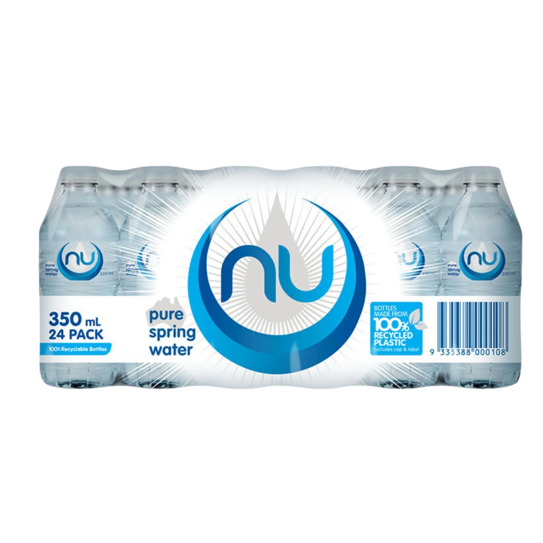 Nu Pure Spring Water 350ml – 24 Pack - Image 2