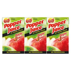 250mL Golden Circle Popper Apple Juice (24)
