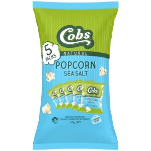 65G COBS MULTIPACK SEA SALT (5X10)