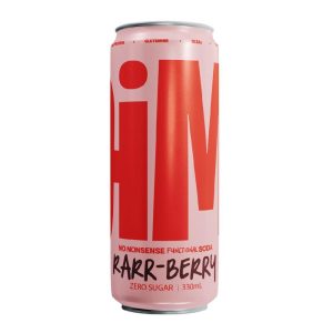 330ML JiM Prebiotic Protein Soda - RARR-BERRY (12)