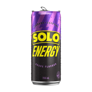 250ML SOLO ENERGY GRAPE CANS (24)