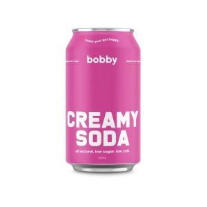 bobby Prebiotic Creamy Soda 330ml – 16 Pack (4x4)