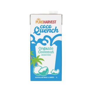 PureHarvest Coco Quench Organic Unsweetened Coconut Milk 1L – 12 Pack