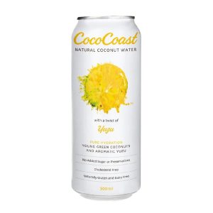 CocoCoast Yuzu Coconut Water 500ml – 24 Pack
