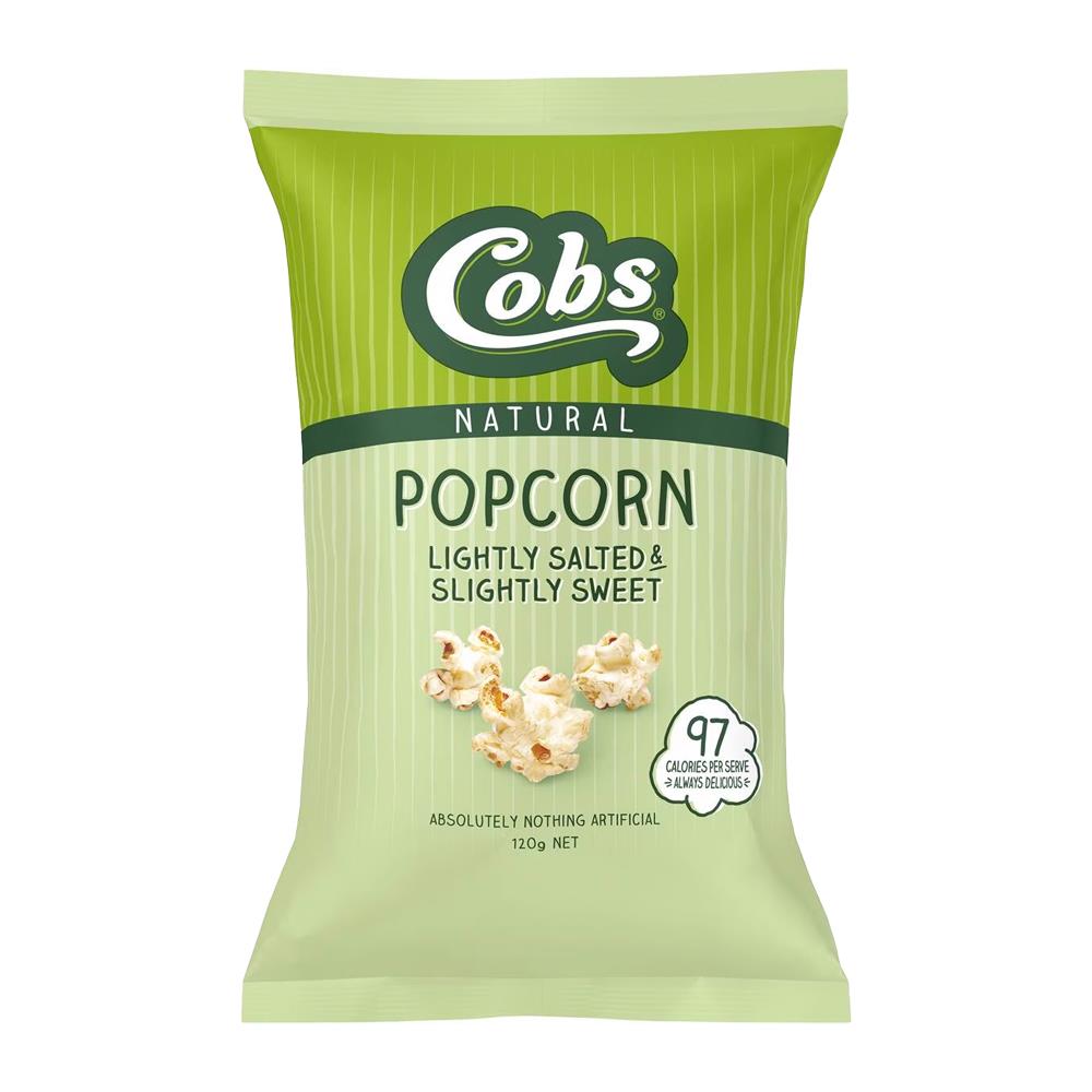 Cobs Popcorn Lightly Salted & Slightly Sweet 120g – 12 Pack