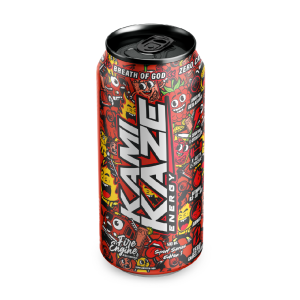 Kamikaze Energy Fire Engine Red Lemonade 500ml – 12 Pack