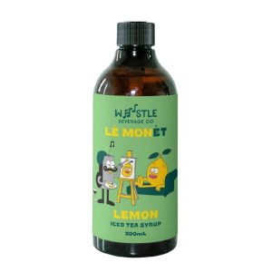 Whistle Lè Monèt Lemon Iced Tea Syrup 750ml - 1 Unit