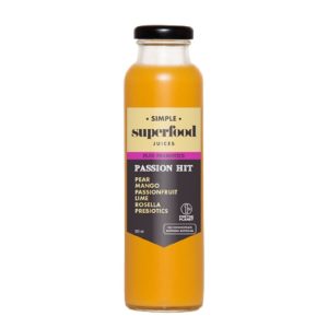 Simple Superfood Passion Hit Prebiotic Juice 325ml - 12 Pack