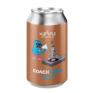 Whistle Coach Cola Classic Soda 330ml - 16 Pack
