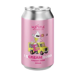 Whistle I Scream Soda Creamy Soda 330ml - 16 Pack
