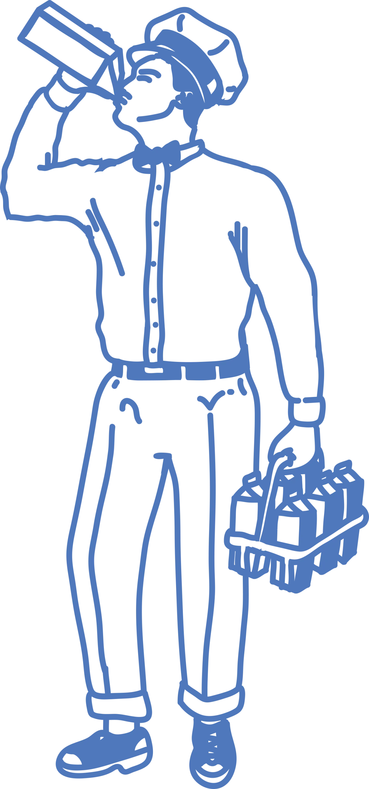 The Milkmen Supply Co. milkman illustration