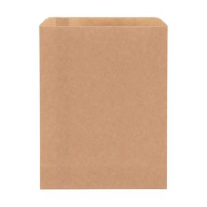NaturalPak Long Brown Kraft Satchel Bag 295/280 x 240mm - 1000 Pack