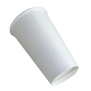 BetaEco Single Wall White Skinny Cups 12oz (80mm) - 1000 Pack