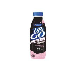 Up&Go Protein Energize Strawberry 35g Protein 500ml – 12 Pack